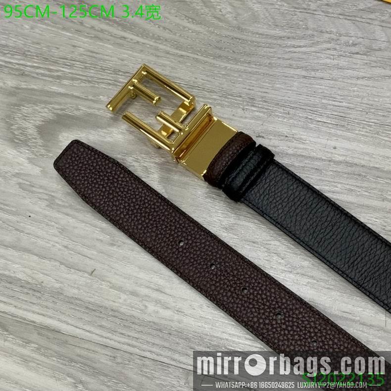 Replica Fendi Belt 34mmX95-125cm 7D04