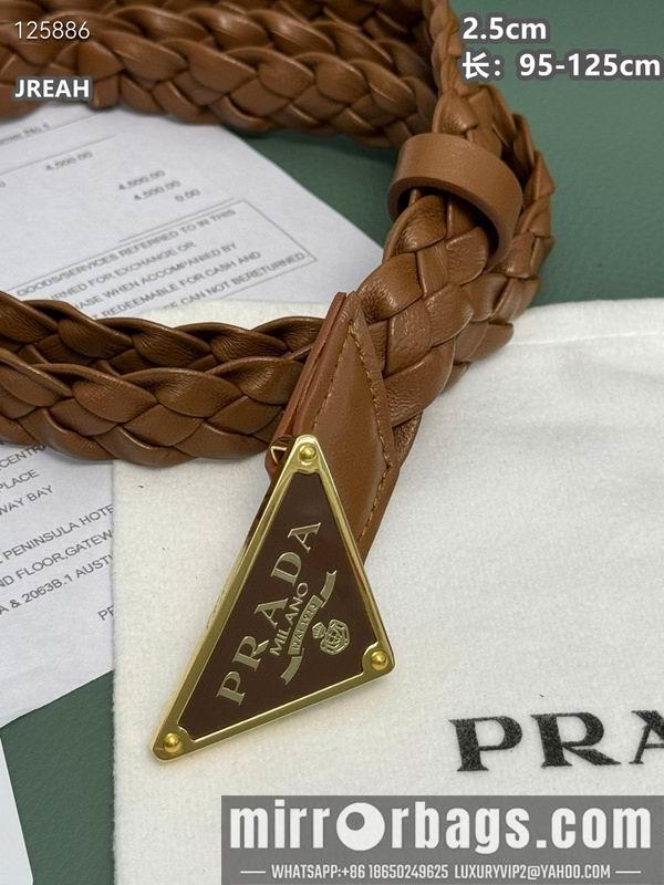 Replica Prada belt 25mmX95-125cm 8L01