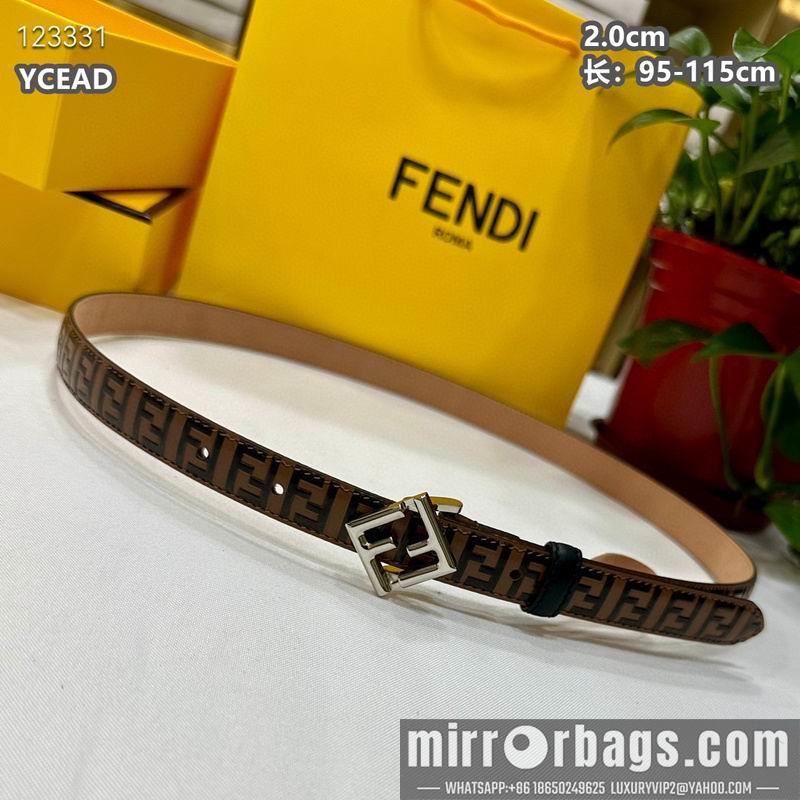 Replica Fendi belt 20mmX95-115cm 8L15