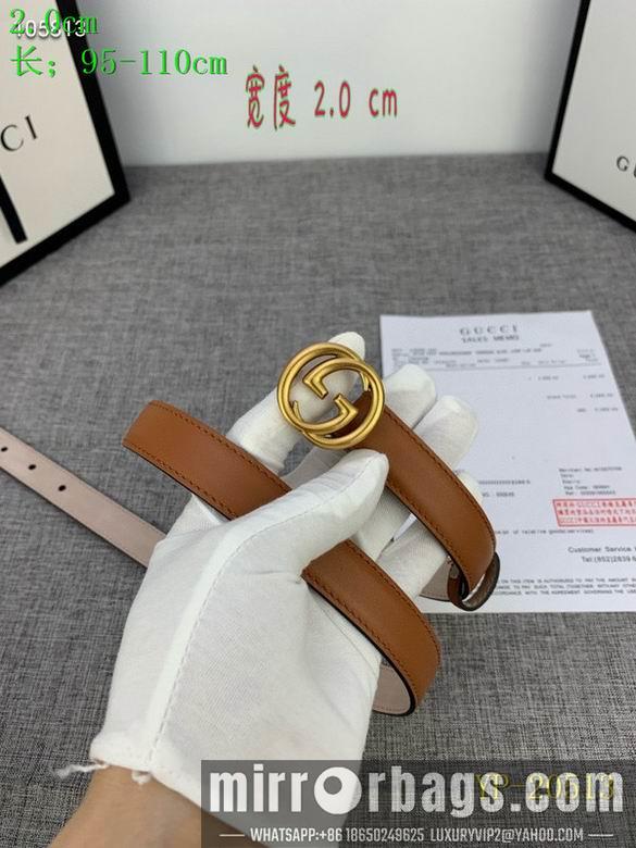 Replica Gucci belt 20mm 95-110cm 8L01