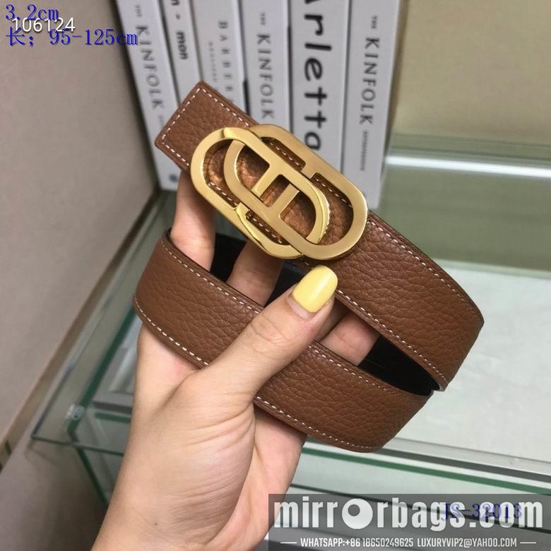 Replica Hermes Belt 32mmX95-125cm 8L04