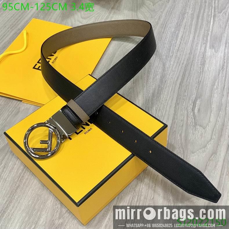 Replica Fendi Belt 34mmX95-125cm 7D03