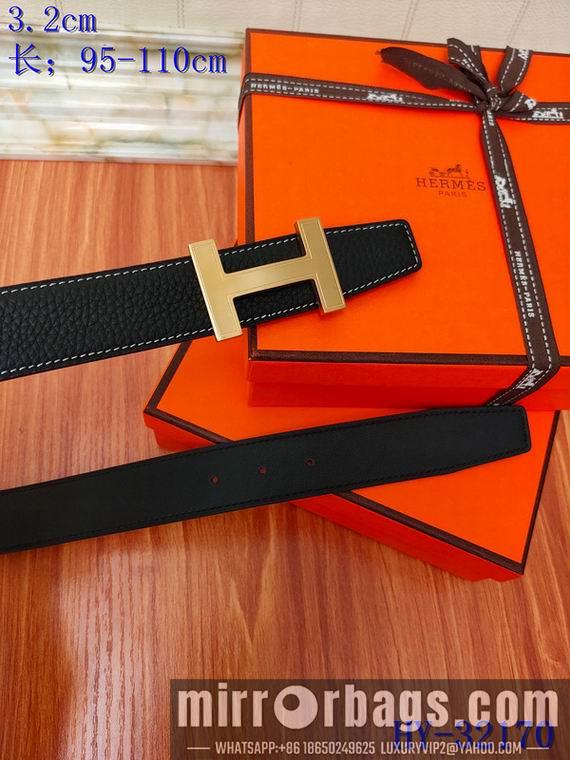 Replica Hermes Belt 32mmX95-110cm 8L08
