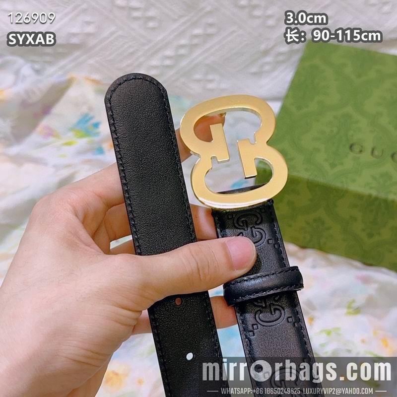 Replica Gucci belt 30mmX90-115cm 8L25