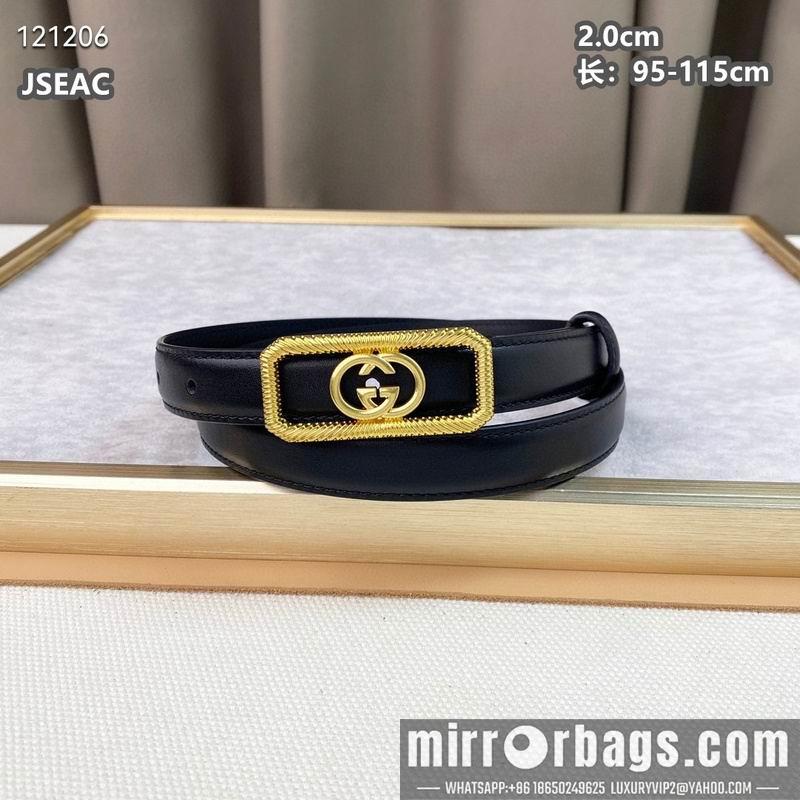 Replica Gucci belt 20mmX95-115cm 8L15
