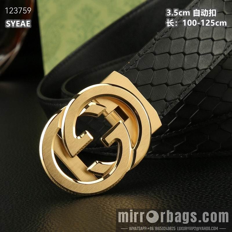 Replica Gucci belt 35mmX100-125cm 8L54
