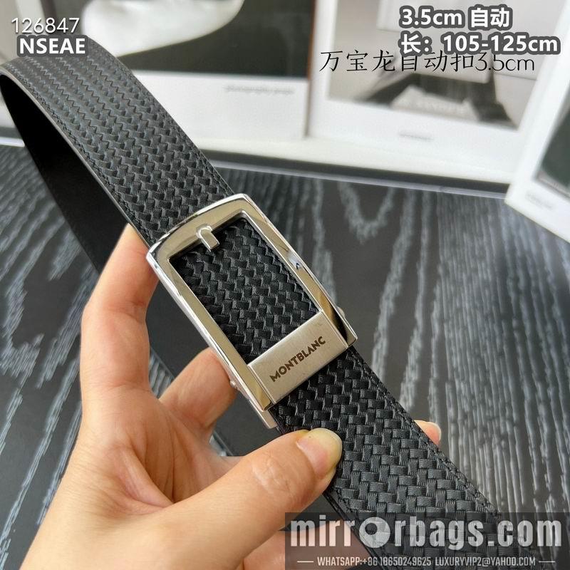 Replica Montlanc belt 35mmX105-125cm 8L63