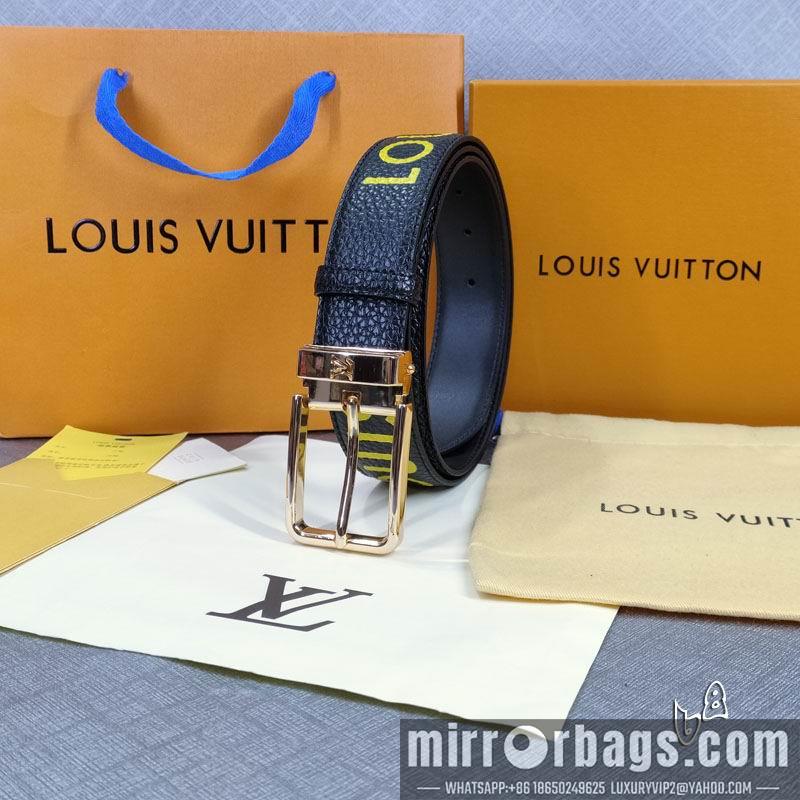 Replica LV belt 35mmX90-125cm lb01