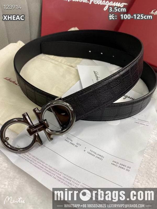 Replica Ferragamo belt 35mmX100-125cm 8L53