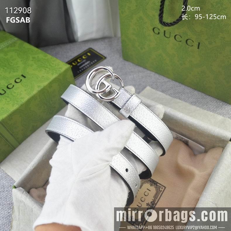 Replica Gucci belt 20mmX95-125cm 8L02