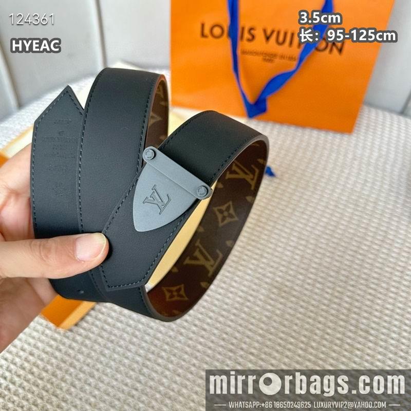 Replica LV belt 35mmX95-125cm 8L15