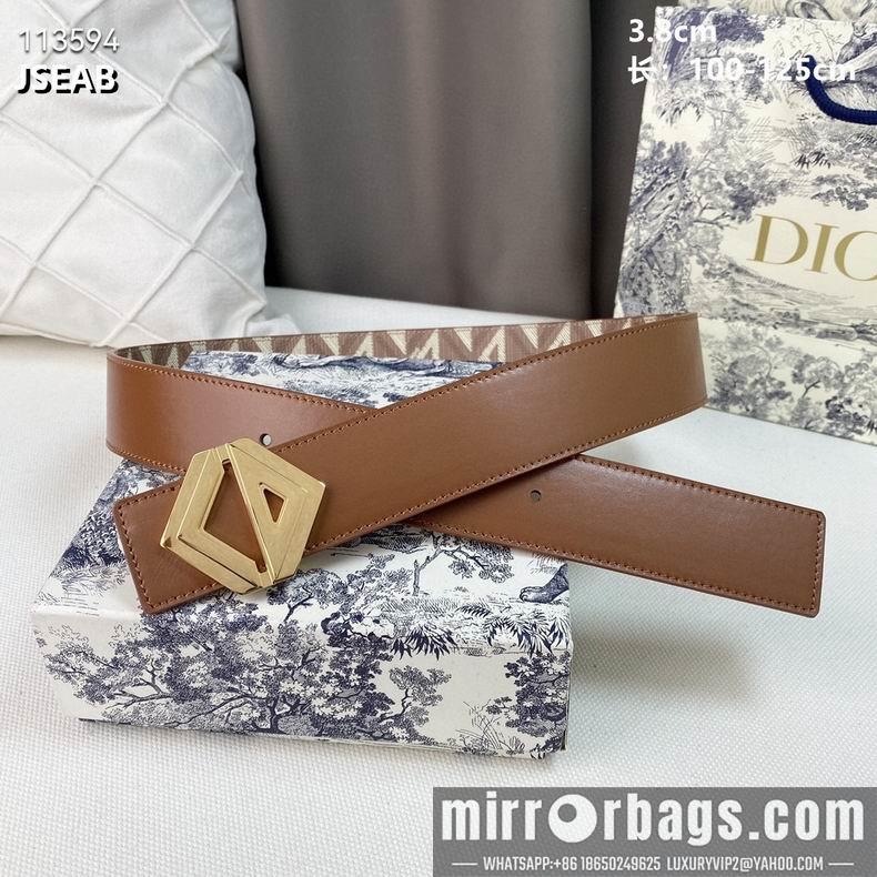 Replica Dior belt 38mmX100-125cm 8L02