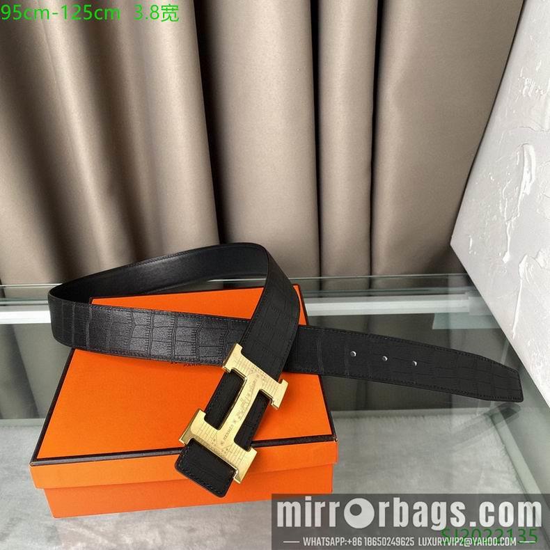 Replica Hermes Belt 38mmX95-125cm 7D101
