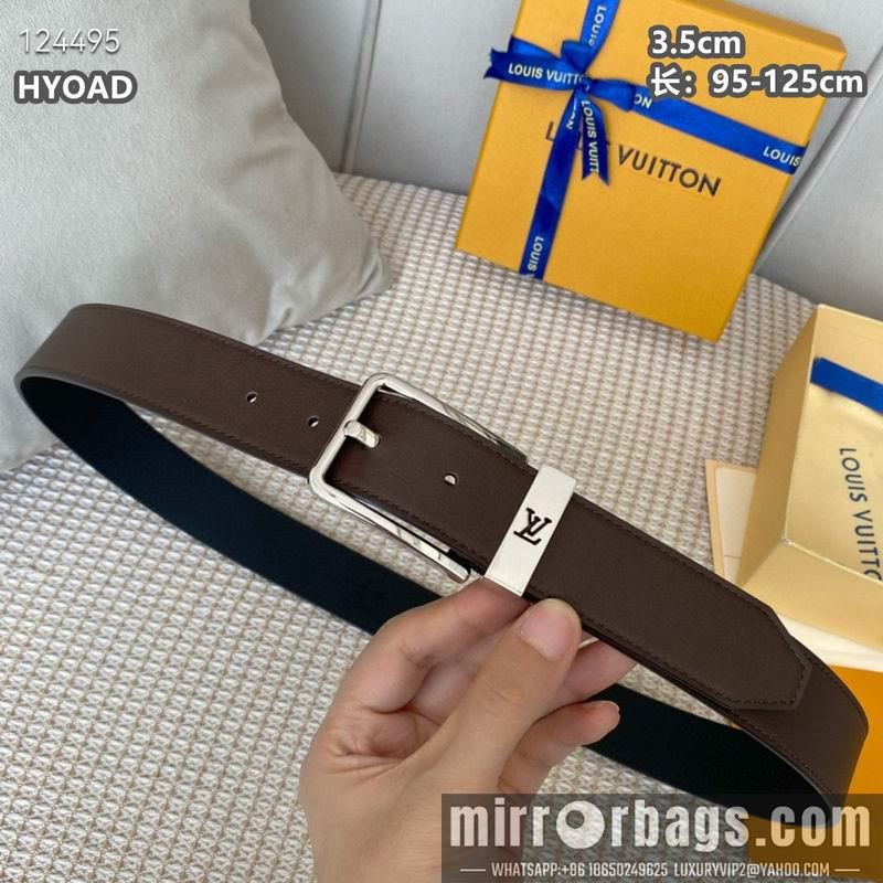 Replica LV belt 35mmX95-125cm 8L12