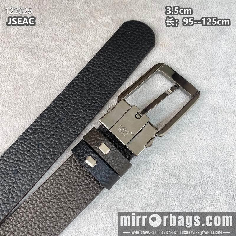 Replica Montblanc belt 35mmX95-125cm 8L06