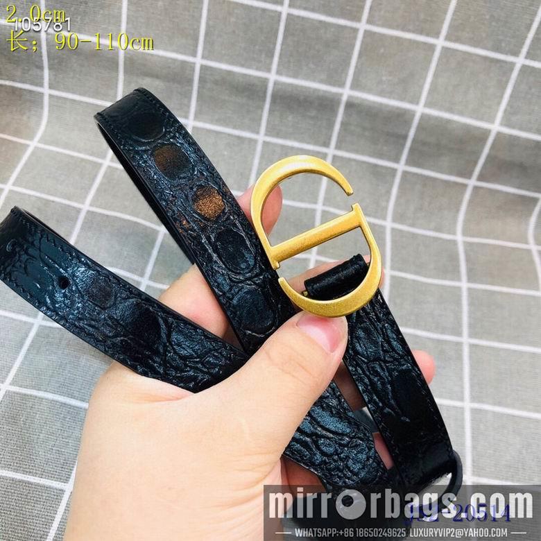 Replica Dior Belt 20mmX95-110cm 7d10