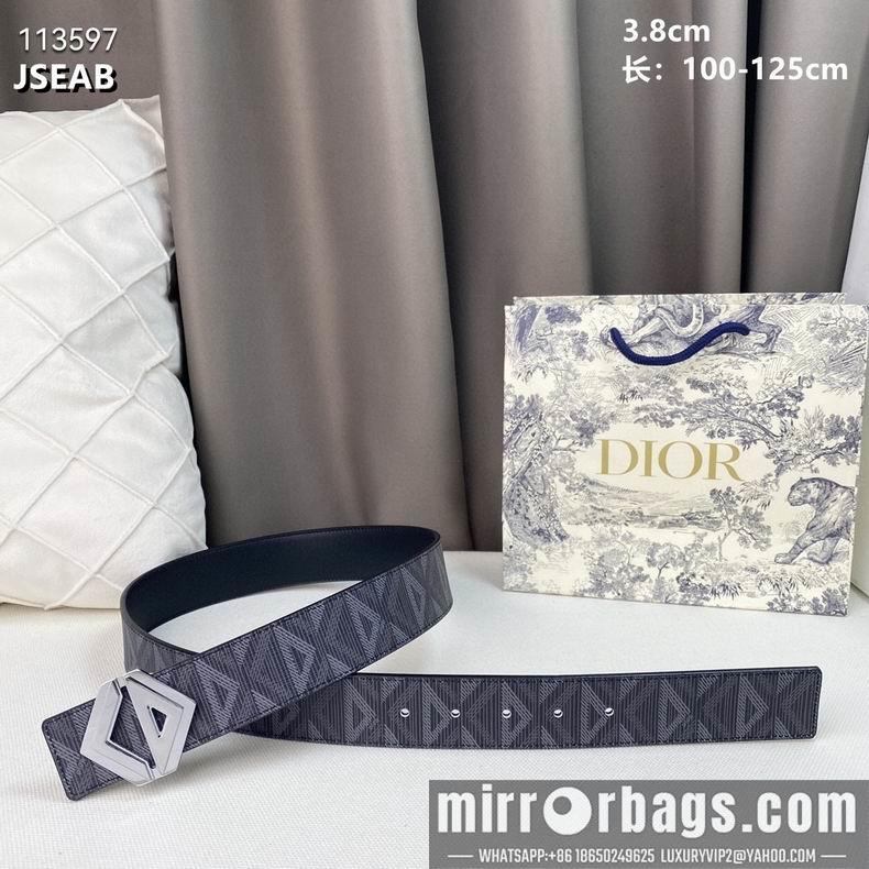 Replica Dior belt 38mmX100-125cm 8L02
