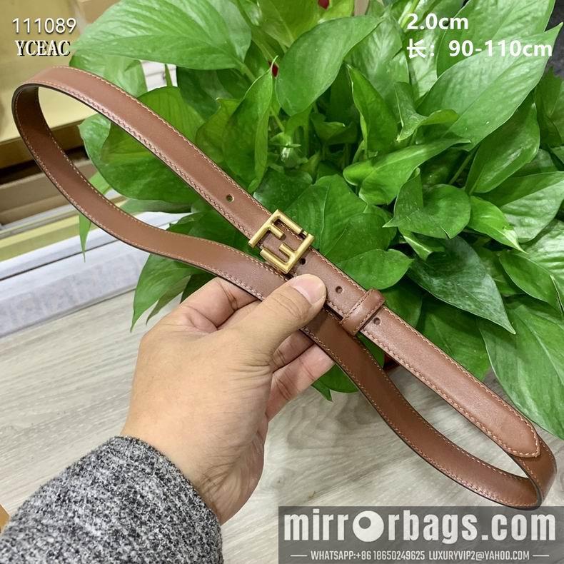 Replica Fendi Belt 20mmX90-110cm 8L01