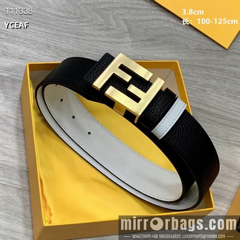 Replica Fendi Belt 38mmX100-125CM 8L12