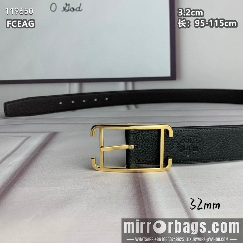 Replica Hermes belt 32mmX95-115cm 8L040801