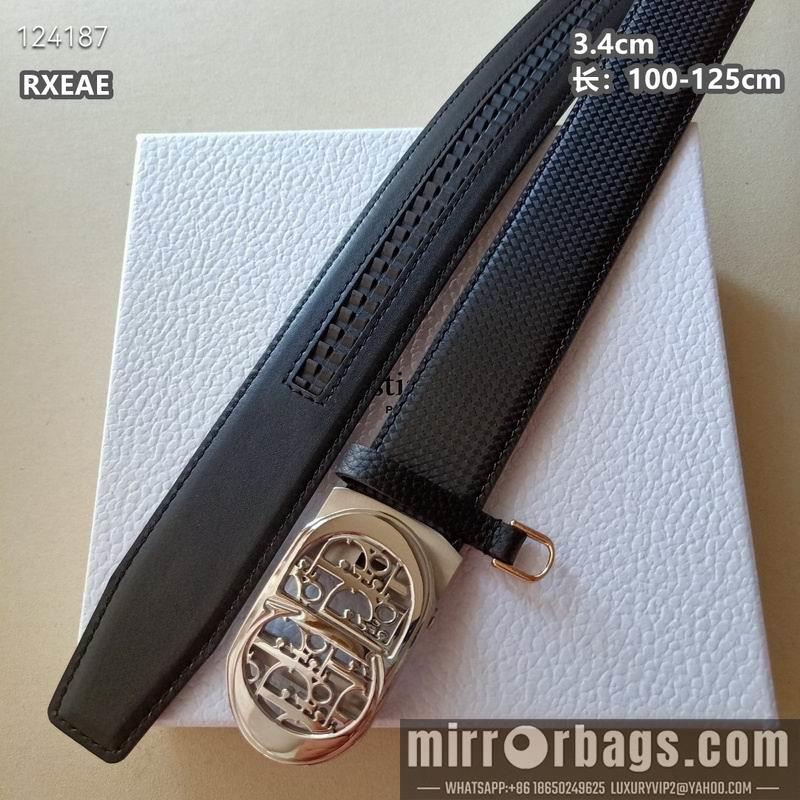 Replica Dior belt 34mmX100-125cm 8L02