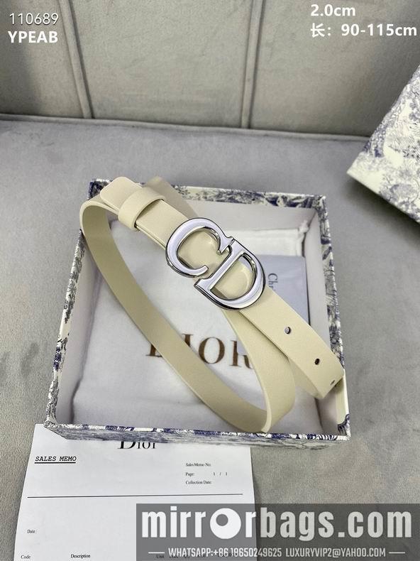 Replica Dior Belt 20mmX90-115cm 8L04