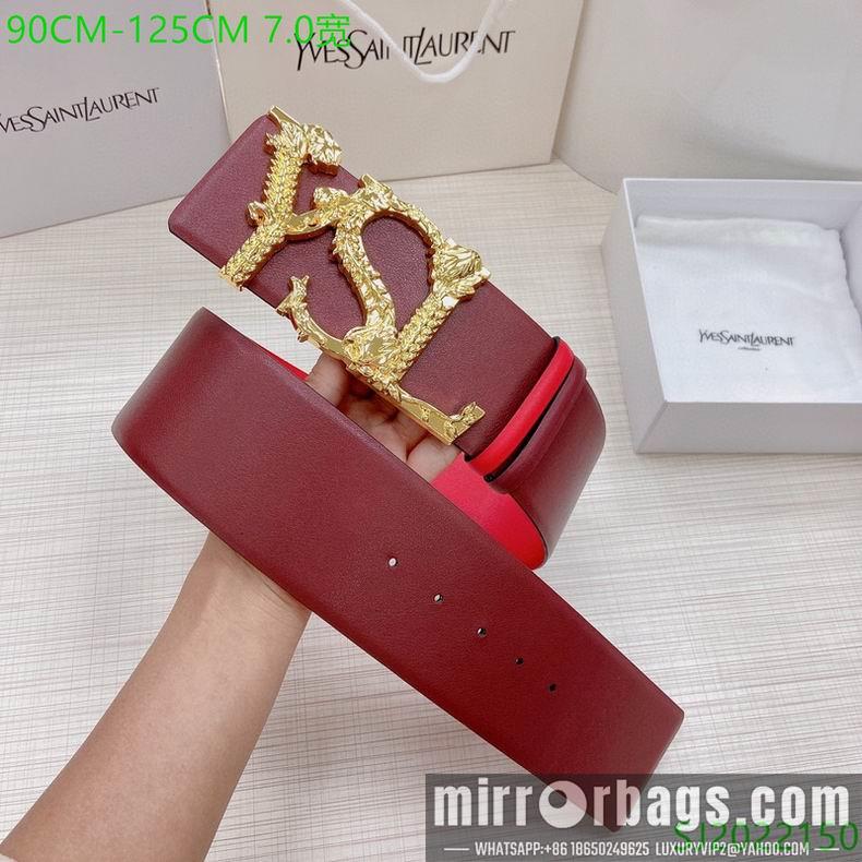 Replica YSL Belt 70mmX90-125cm 7D04