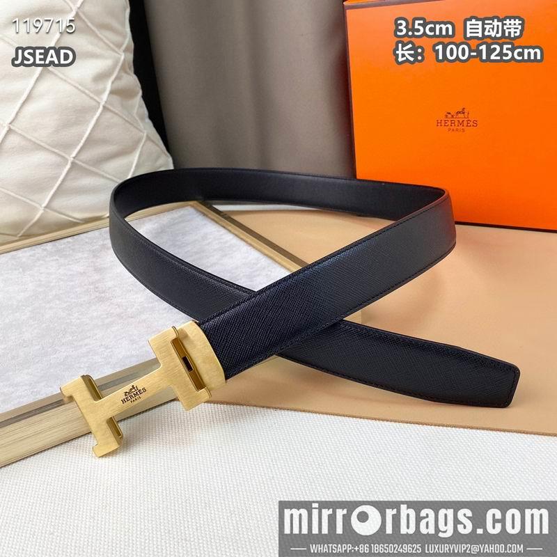 Replica Hermes belt 自动带35mmX100-125cm 8L040802