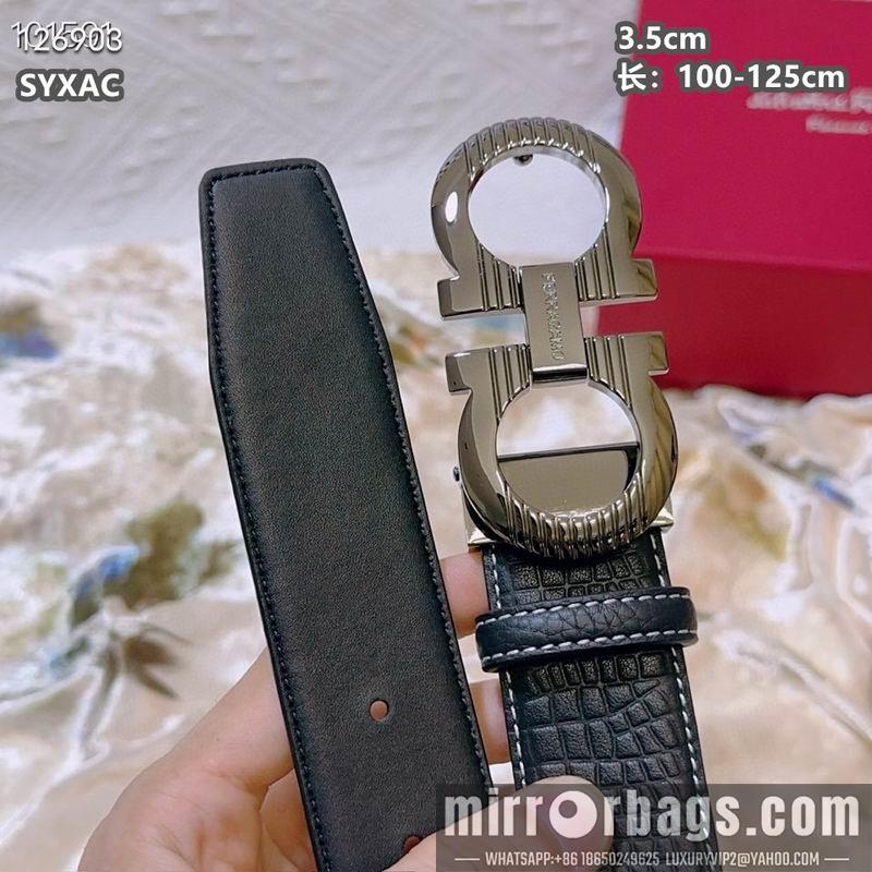 Replica Ferragamo belt 35mmX100-125cm 8L89