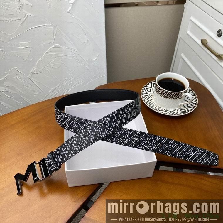 Replica Montblanc Belt 35mmX95-125cm 7D04