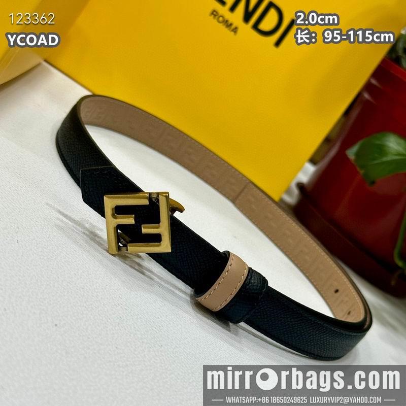 Replica Fendi belt 20mmX95-115cm 8L19