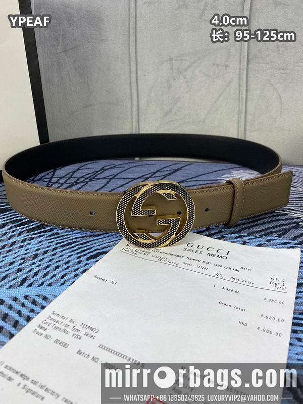 Replica Gucci belt 40mmX95-125cm 8L17