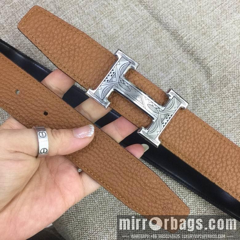 Replica Hermes Belt 32mmX95-110cm 7D09