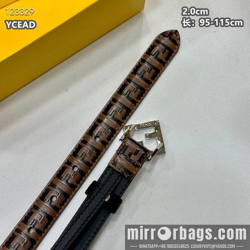 Replica Fendi belt 20mmX95-115cm 8L15