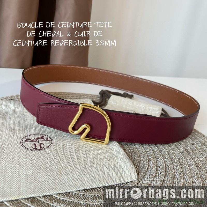 Replica Hermes Belt 38mmX95-125cm 7D51