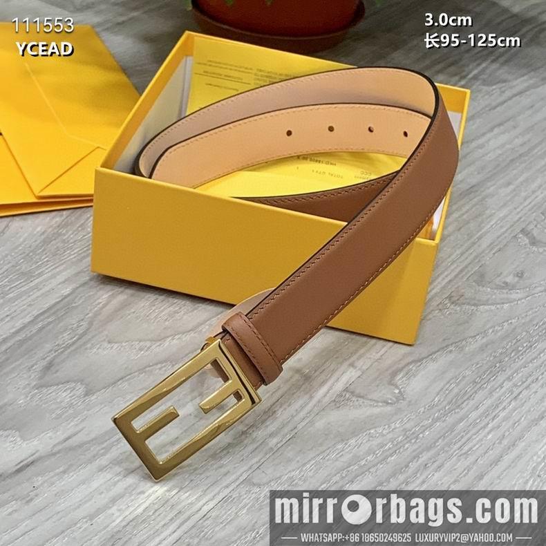Replica Fendi Belt 30mmX95-125cm 8L11