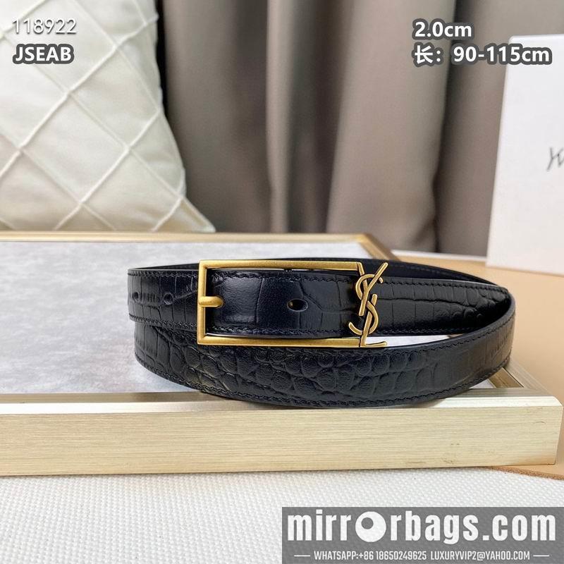 Replica YSL belt 20mmX90-115cm 8L040801