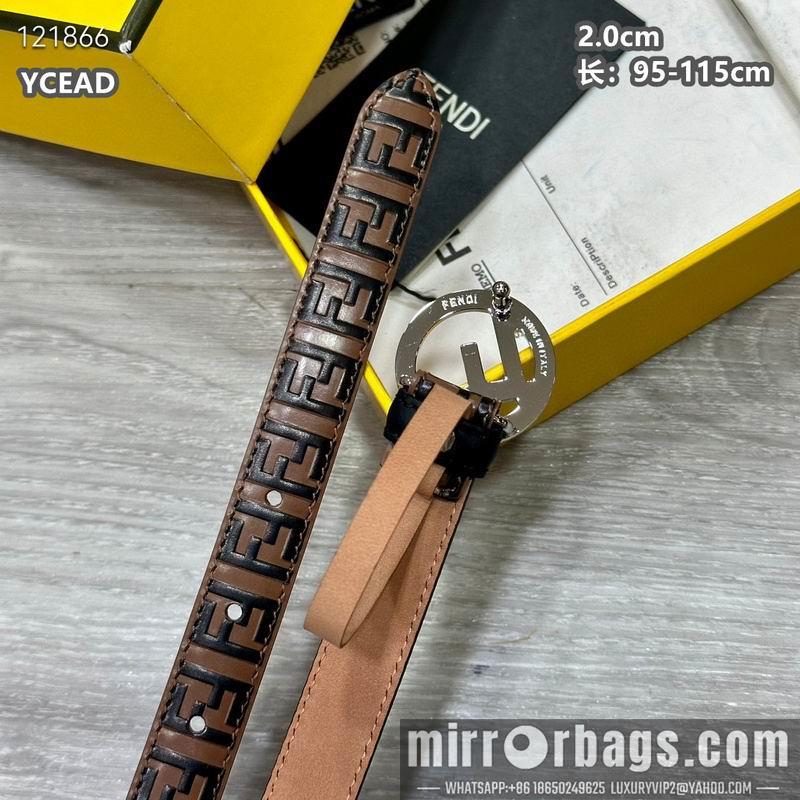 Replica Fendi belt 20mmX95-115cm 8L20