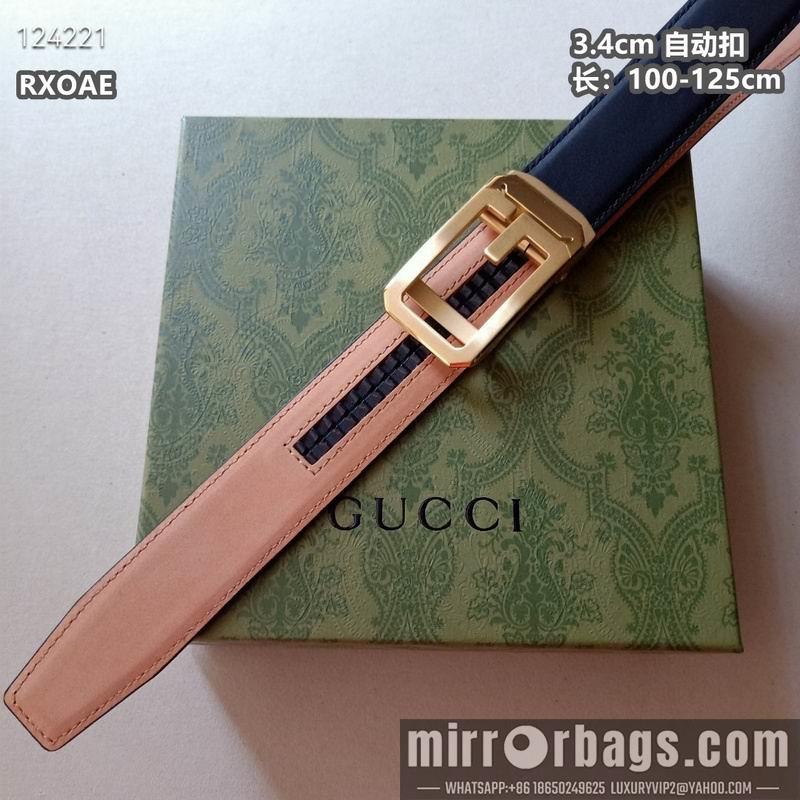 Replica Gucci belt 34mmX100-125cm 8L23