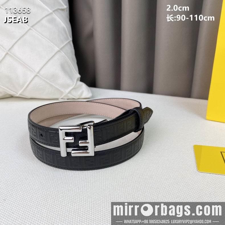 Replica Fendi Belt 20mmX90-110cm 8L08