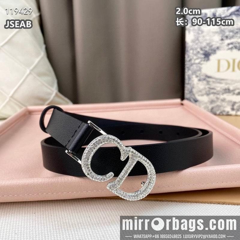 Replica Dior belt 20mmX90-115cm 8L040801