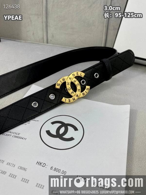 Replica Chanel belt 30mmX95-125cm 8L24