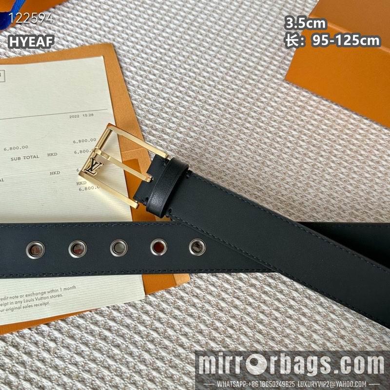 Replica LV belt 35mmX95-125cm 8L36