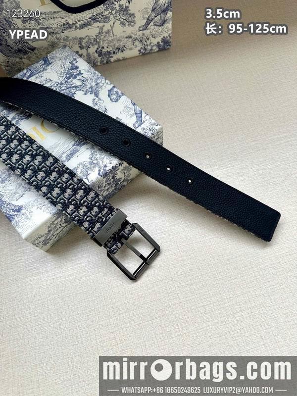 Replica Dior belt 35mmX95-125cm 8L31
