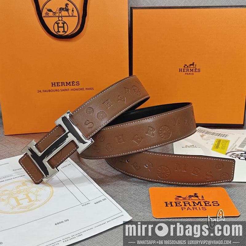 Replica Hermes belt 38mmX90-125cm lb04