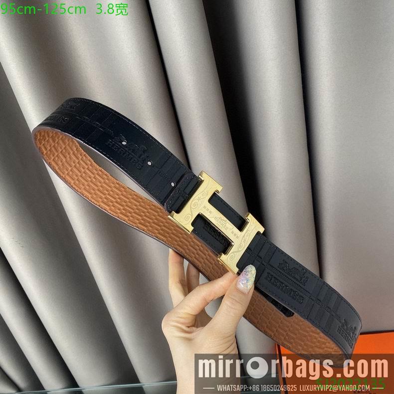 Replica Hermes Belt 38mmX95-125cm 7D108