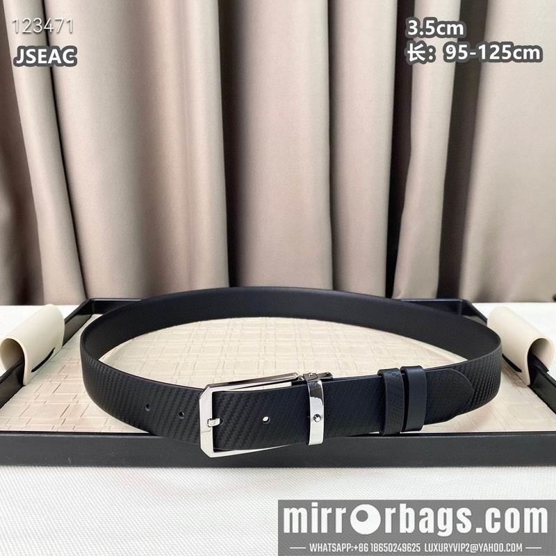 Replica Montblanc belt 35mmX95-125cm 8L07
