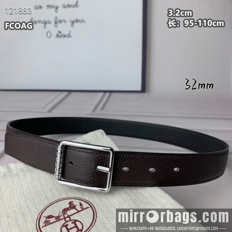 Replica Hermes belt 32mmX95-110cm 8L26