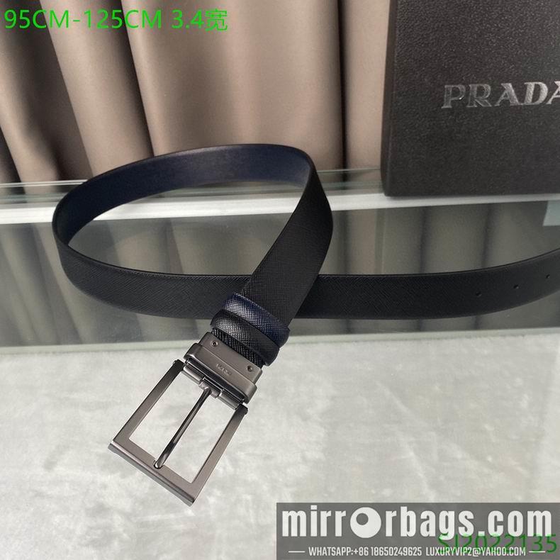 Replica Prada Belt 34mmX95-125cm 7D01