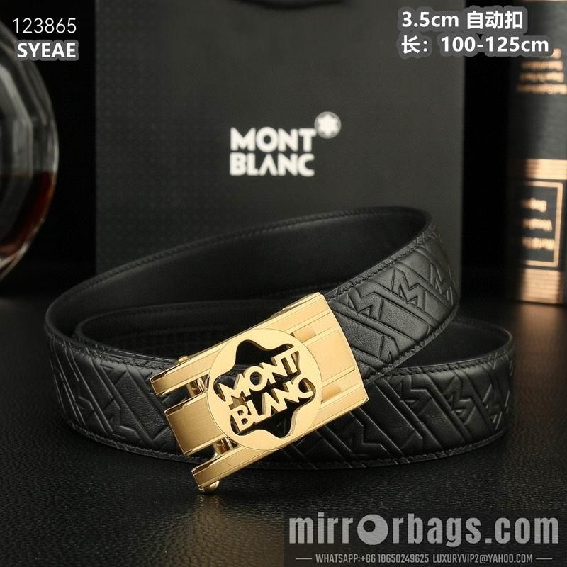 Replica Montlanc belt 35mmX100-125cm 8L45